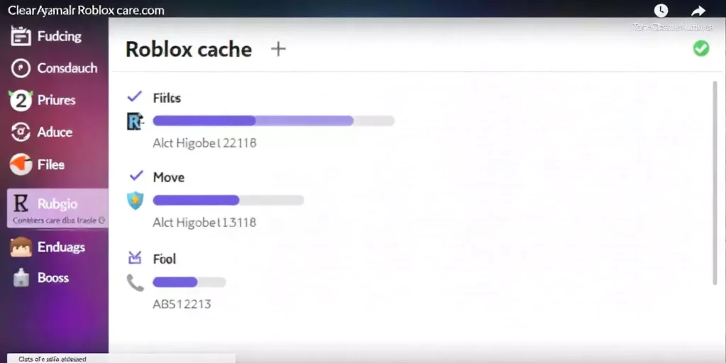 Clear Roblox Cache
